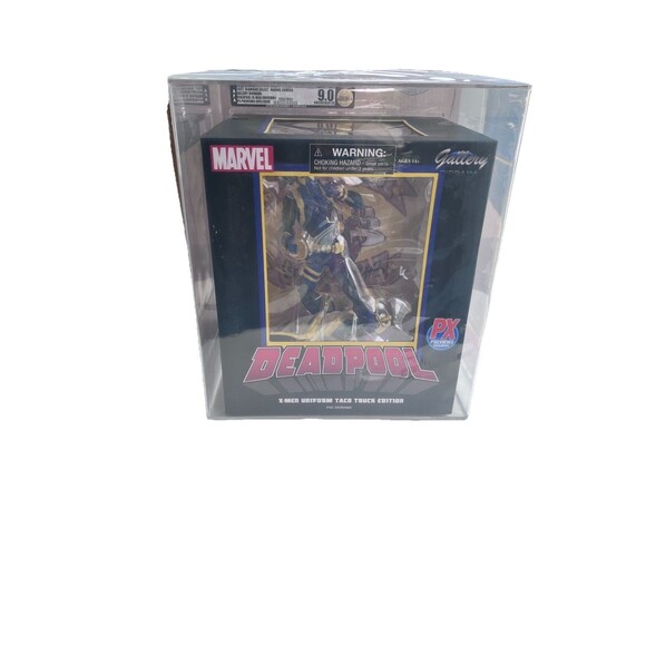 Deadpool X-men Uniform Taco Truck Ed 2022 Diamond Select Graded Uncirculated - Picture 1 of 8